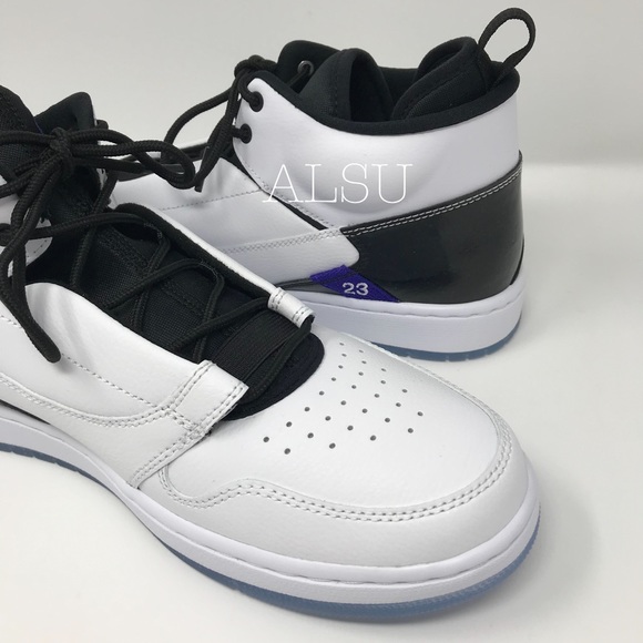 Nike Jordan Fadeaway White Black M AUTHENTIC - Picture 4 of 5